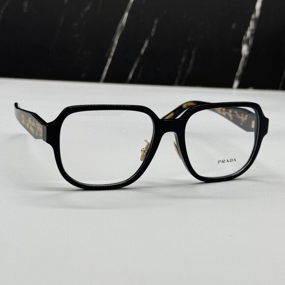 NEW PRADA PRB07VD 3891O1 WOMEN BLACK/HAVANA EYEGLASSES VPR B07D 3891O1 - Picture 4 of 9